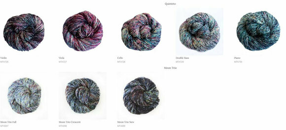 Fios para tricotar Malabrigo Mechita 806 Impressionist Sky - 3