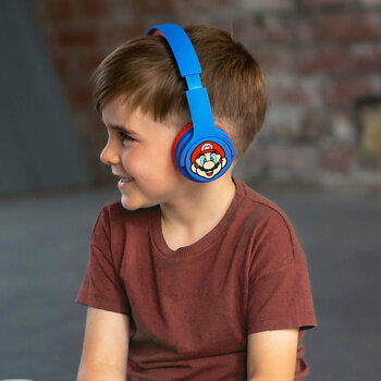 Headphones for children OTL Technologies Super Mario Bluetooth Blue Headphones for children - 5