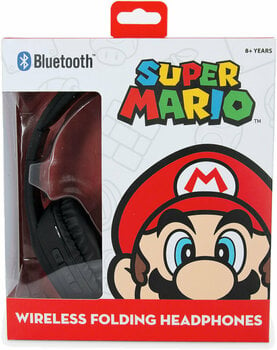 Hovedtelefoner til børn OTL Technologies Super Mario Bluetooth Black - 4