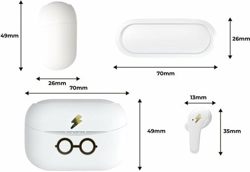 Ακουστικά για Παιδιά OTL Technologies Harry Potter Λευκό - 6