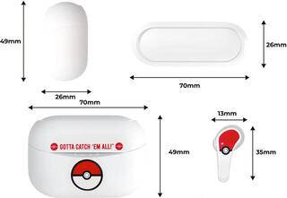 Headphones for children OTL Technologies Pokémon Poké ball White Headphones for children - 6