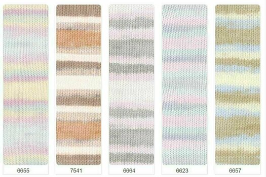 Fios para tricotar Alize Baby Best Batik 7540 - 3