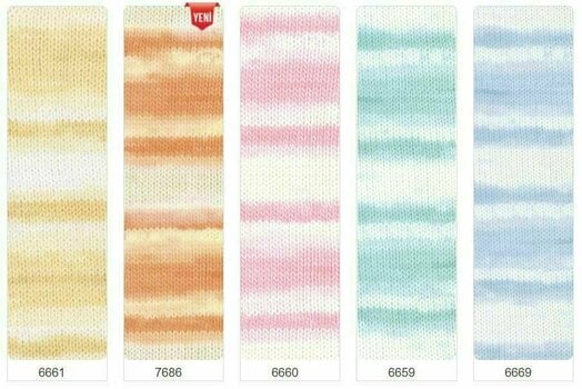 Fios para tricotar Alize Baby Best Batik 7541 Fios para tricotar - 2