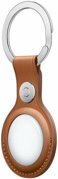Príslušenstvo pre smart lokátor Apple AirTag Leather Key Ring - Golden Brown - 2