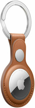 Príslušenstvo pre smart lokátor Apple AirTag Leather Key Ring - Golden Brown - 3