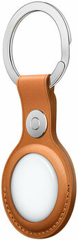 Аксесоари за смарт локатор Apple AirTag Leather Key Ring - Meyer Lemon - 2