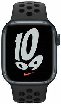 Zegarek smart Apple Watch Nike Series 7 GPS, 41mm Midnight Aluminium Case - 2