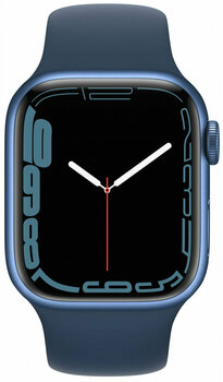 Zegarek smart Apple Watch Series 7 GPS, 41mm Blue Aluminium Case - 2