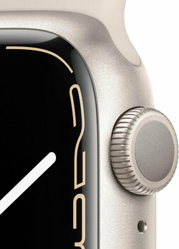 Zegarek smart Apple Watch Series 7 GPS, 41mm Starlight Aluminium Case - 3