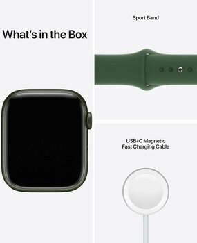 Zegarek smart Apple Watch Series 7 GPS, 45mm Green Aluminium Case - 7