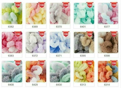 Fios para tricotar Alize Puffy Color 6370 - 2