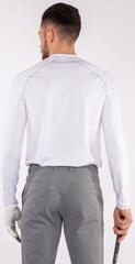 Hoodie/Sweater Galvin Green Enzo Skintight Fresh White/Cool Grey S Sweater - 6