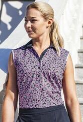 Tricou polo Galvin Green Mila Ventil8+ Blush Pink/Black/White - 7