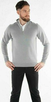 Hoodie/Sweater Galvin Green Chester Grey Melange L Sweater - 5
