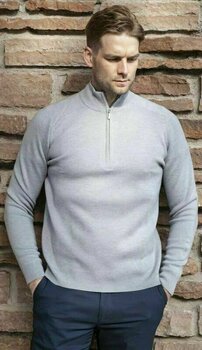 Hættetrøje/Sweater Galvin Green Chester Grey Melange L Sweater - 7