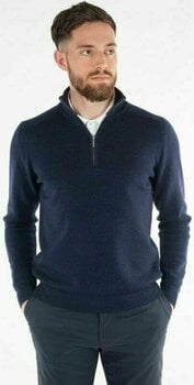 Hættetrøje/Sweater Galvin Green Chester Navy Melange XL - 5