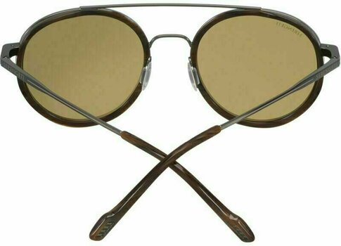 Lifestyle Glasses Serengeti Geary Brown Buffalo/Shiny Gunmetal/Mineral Polarized Blue M Lifestyle Glasses - 4