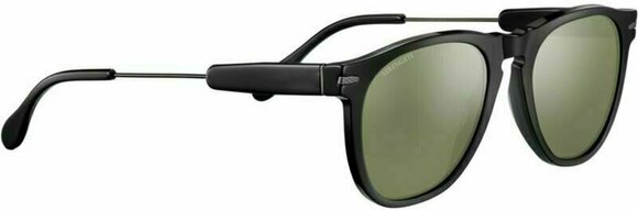 Lifestyle Glasses Serengeti Amboy Shiny Black/Shiny Dark Gunmetal/Mineral Polarized M-L Lifestyle Glasses - 3
