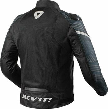 Kurtka tekstylna Rev'it! Jacket Apex Air H2O Black/White S Kurtka tekstylna - 2