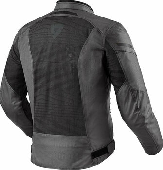 Tekstiljakke Rev'it! Jacket Torque 2 H2O Black/Grey L Tekstiljakke - 2