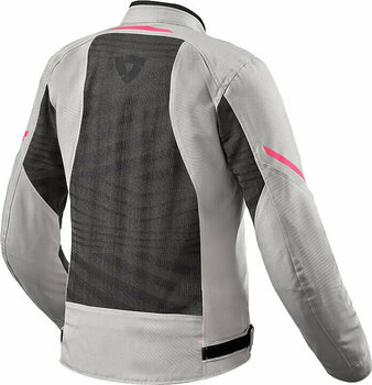 Textiele jas Rev'it! Jacket Torque 2 H2O Ladies Black/Light Grey 42 Textiele jas - 2