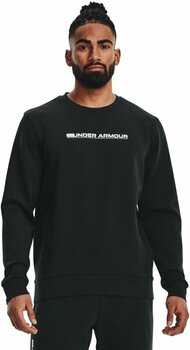 Fitness-sweatshirt Under Armour UA Summit Knit Crew Black/White S Fitness-sweatshirt - 3