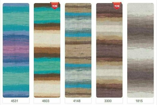 Pletací příze Alize Cotton Gold Batik 3300 Pletací příze - 4