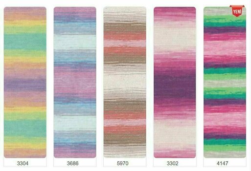 Fil à tricoter Alize Cotton Gold Batik 4147 Fil à tricoter - 2