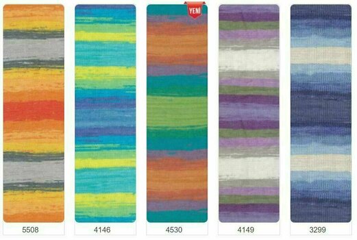 Fil à tricoter Alize Cotton Gold Batik 4147 Fil à tricoter - 3