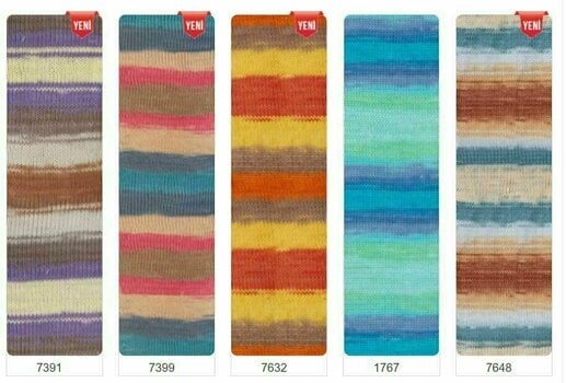 Knitting Yarn Alize Diva Batik 3307 - 4