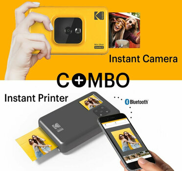 Instant fényképezőgép KODAK Mini shot Combo 2 Yellow - 2