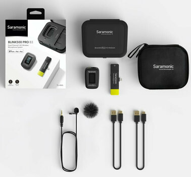Wireless Audio System for Camera Saramonic Blink 500 Pro B3 (TX+RX Di) Lightning - 7
