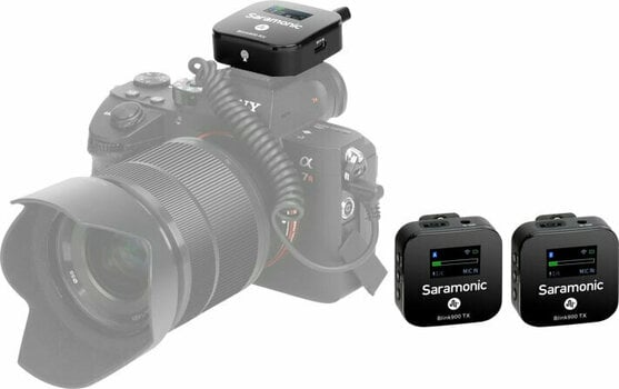 Vezeték nélküli rendszer kamerához Saramonic Blink900 B2 Advanced 2.4 GHz(2TX+1RX) - 5
