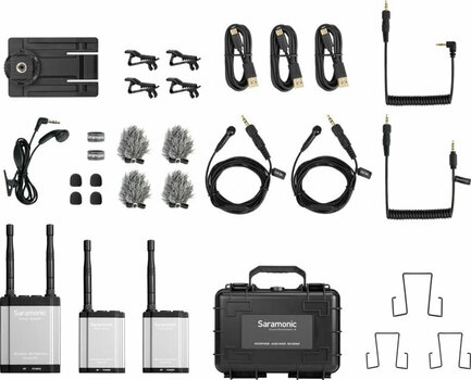 Trådlöst ljudsystem för kamera Saramonic Vlink2 Kit2 (2xTX+RX) - 2