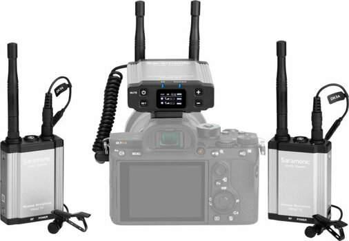 Vezeték nélküli rendszer kamerához Saramonic Vlink2 Kit2 (2xTX+RX) - 6