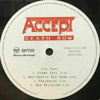 Δίσκος LP Accept - Death Row (2 LP) - 4