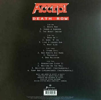 Vinyl Record Accept - Death Row (2 LP) - 6