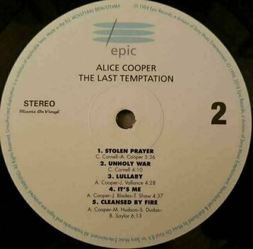 Hanglemez Alice Cooper - Last Temptation (180g) (LP) - 3