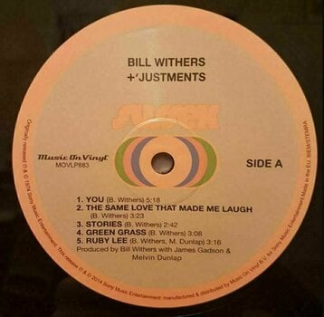Vinyl Record Bill Withers - Justments (180g) (LP) - 2