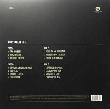 Vinyl Record Billy Talent - Hits (2 LP) - 6