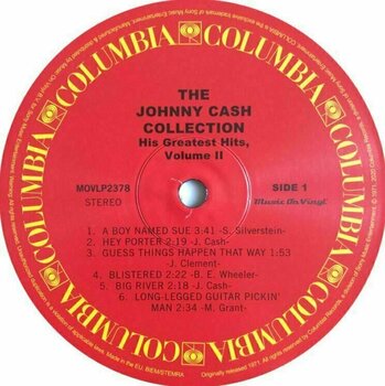 Vinyl Record Johnny Cash - His Greatest Hits Vol II (LP) - 2