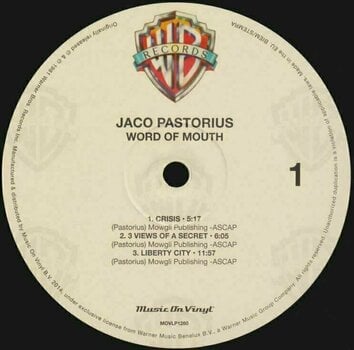 Hanglemez Jaco Pastorius - Word of Mouth (180g) (LP) - 2