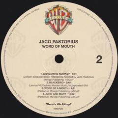 LP platňa Jaco Pastorius - Word of Mouth (180g) (LP) - 2