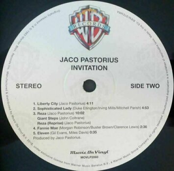 Vinyylilevy Jaco Pastorius - Invitation (LP) - 3