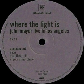Hanglemez John Mayer - Where The Light Is: John Mayer Live In Los Angeles (180g) (4 LP) - 2