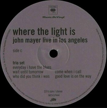 Hanglemez John Mayer - Where The Light Is: John Mayer Live In Los Angeles (180g) (4 LP) - 4