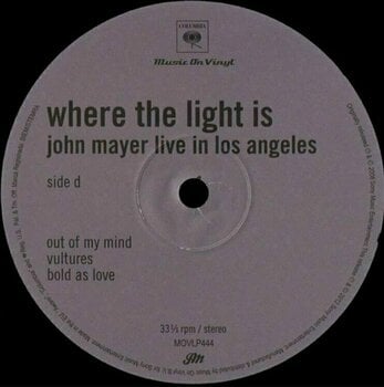 Hanglemez John Mayer - Where The Light Is: John Mayer Live In Los Angeles (180g) (4 LP) - 5