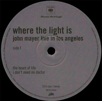 Hanglemez John Mayer - Where The Light Is: John Mayer Live In Los Angeles (180g) (4 LP) - 7