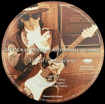 Vinyl Record Stevie Ray Vaughan - Live At Carnegie Hall - Stevie Ray Vaughan (2 LP) - 5