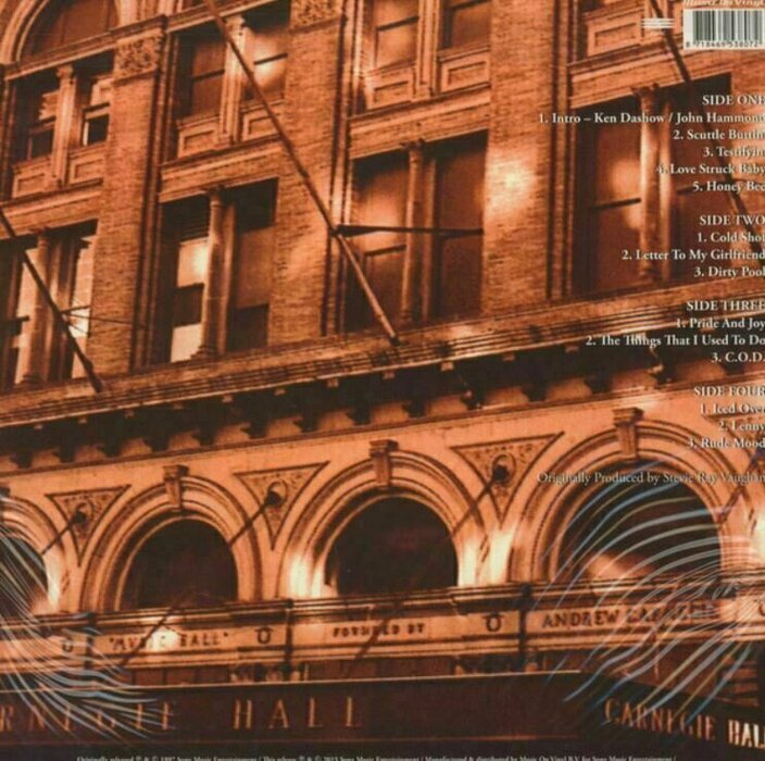 Stevie Ray Vaughan Live At Carnegie Hall - Stevie Ray Vaughan (2 LP) NV9162